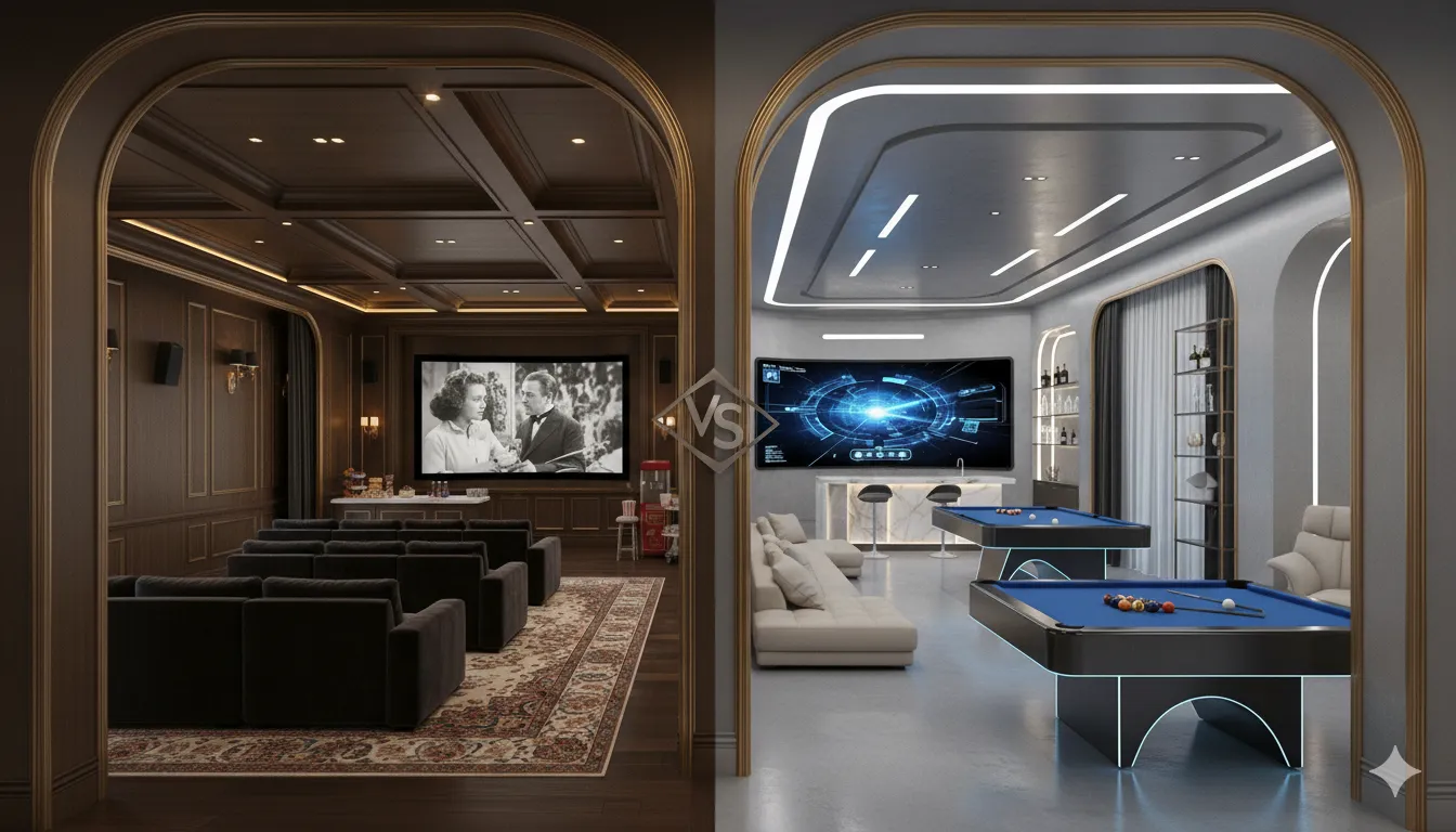 Elevate Your Luxury Home with Custom Entertainment Rooms: A Comprehensive Comparison Guide