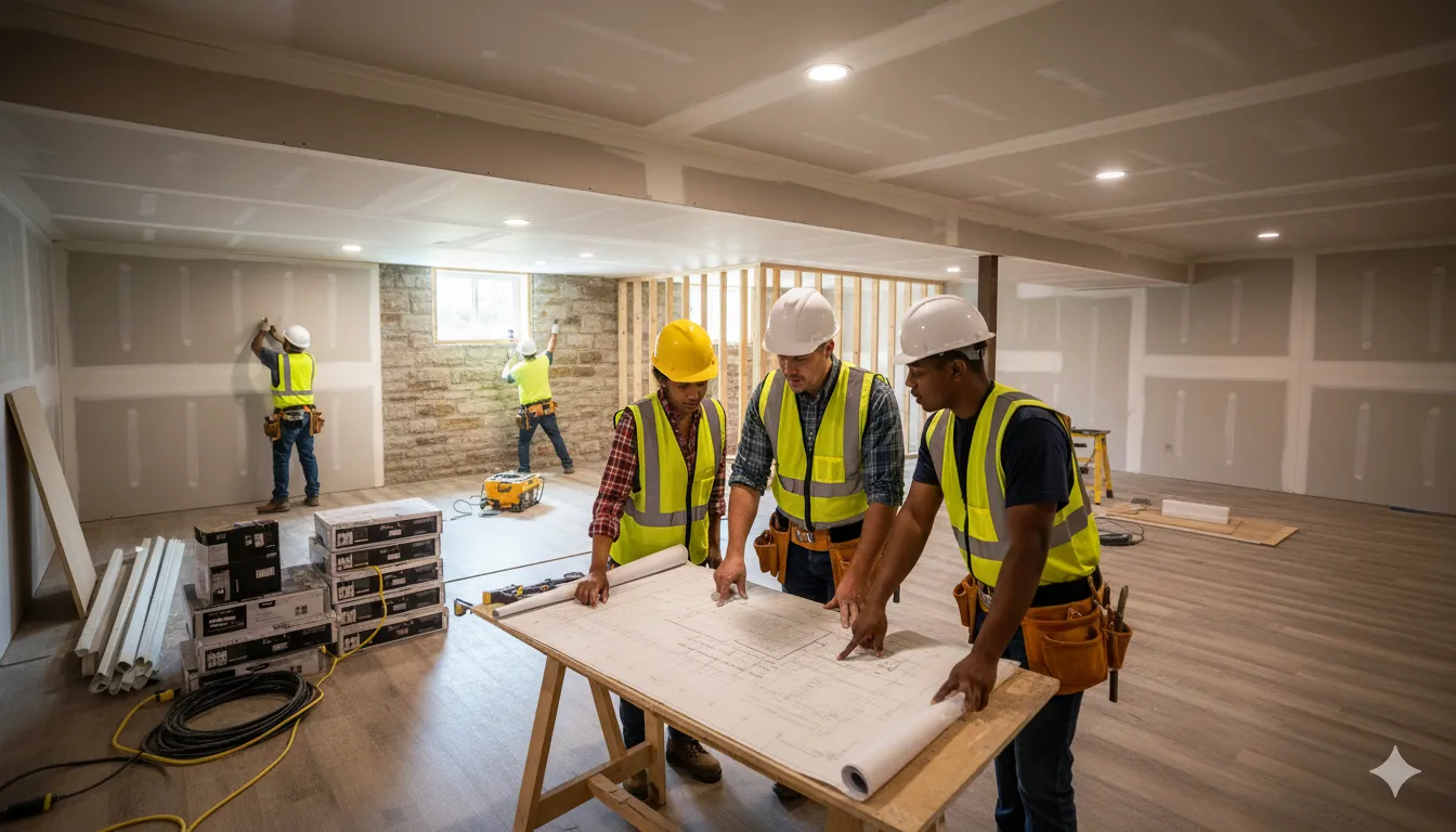 Top Contractors for Basement Renovation in VA: Your Guide to the Best in Hampton Roads